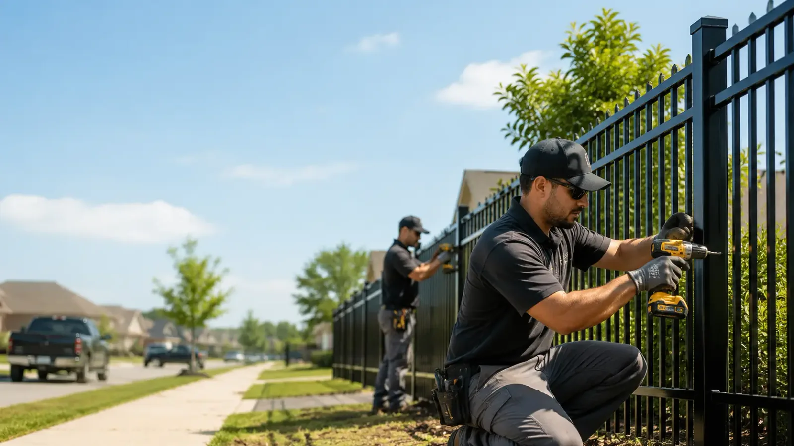 Metal Fence Installation in Greenwood, IN